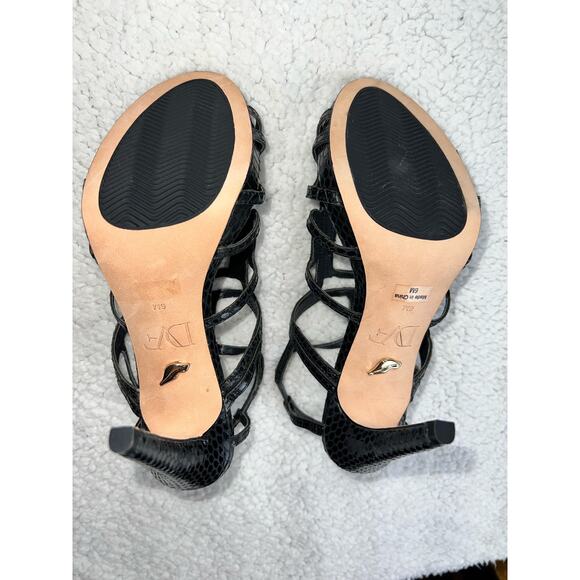 Diane von Furstenberg Snakeskin Slingback Sandals - size 6 - Picture 8 of 12